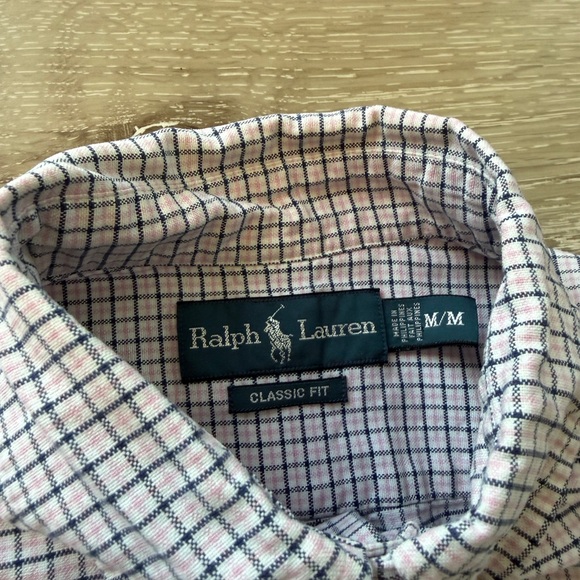Ralph Lauren Mens Button-Down Cotton Check Shirt - Picture 4 of 7
